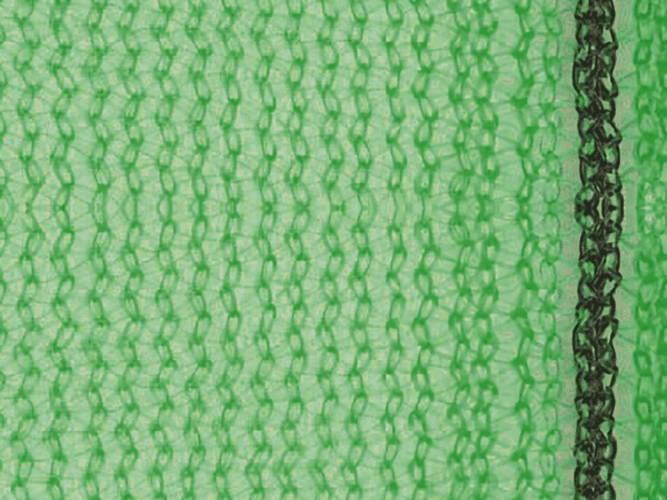 Green light duty HDPE knitted 80gsm monofilament windbreak netting for 35% wind reduction.