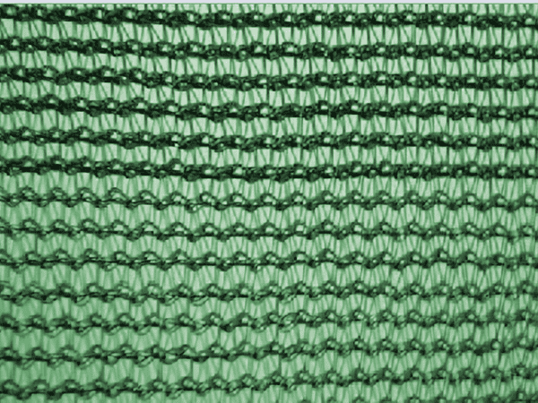 Green 50% knitted windbreak shade netting with sewn eyelets ideal for garden and green houses uses shading