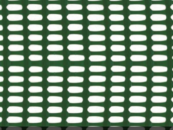 Green rectangular hole 15 mm × 5 mm openings extruded windbreak netting with 60% wind reduction.